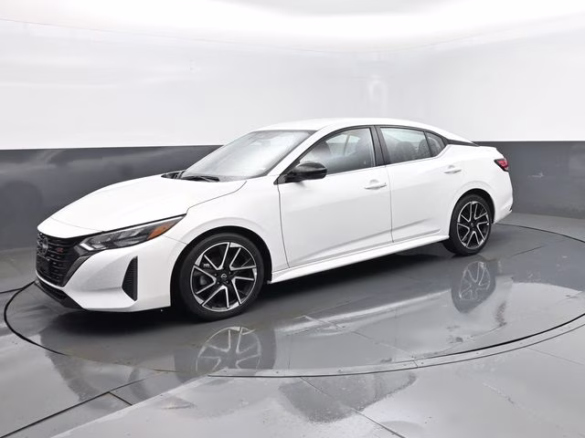 2025 Aspen White Tricoat Nissan Sentra SR FWD Sedan