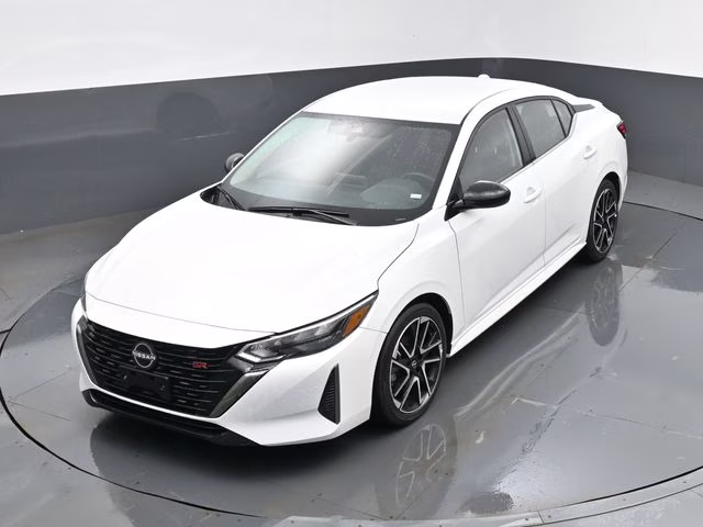 2025 Aspen White Tricoat Nissan Sentra SR FWD Sedan