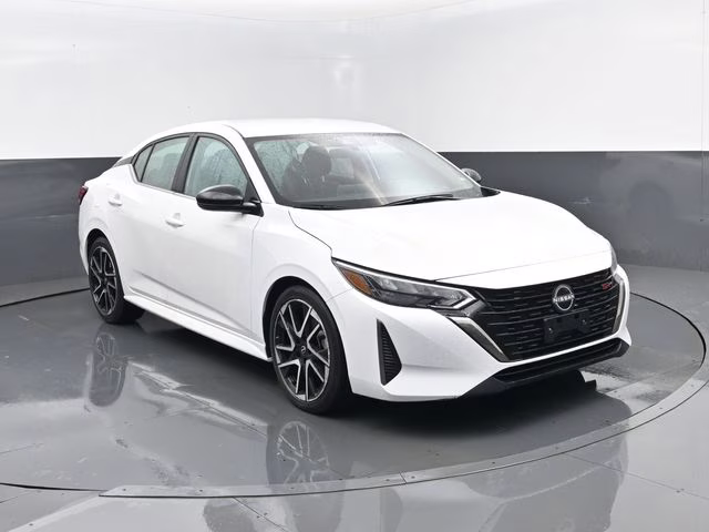 2025 Aspen White Tricoat Nissan Sentra SR FWD Sedan