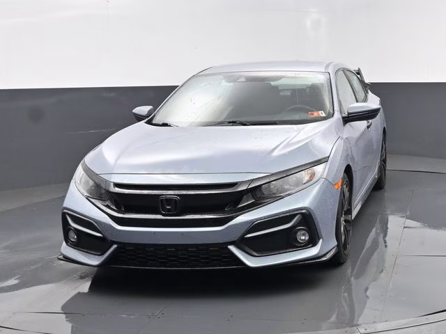 2021 Blue Honda Civic Sport FWD Hatchback