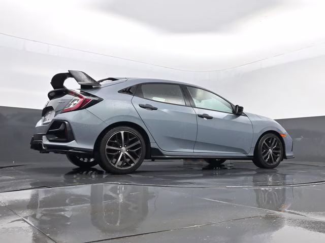 2021 Blue Honda Civic Sport FWD Hatchback
