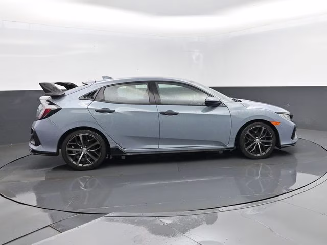 2021 Blue Honda Civic Sport FWD Hatchback