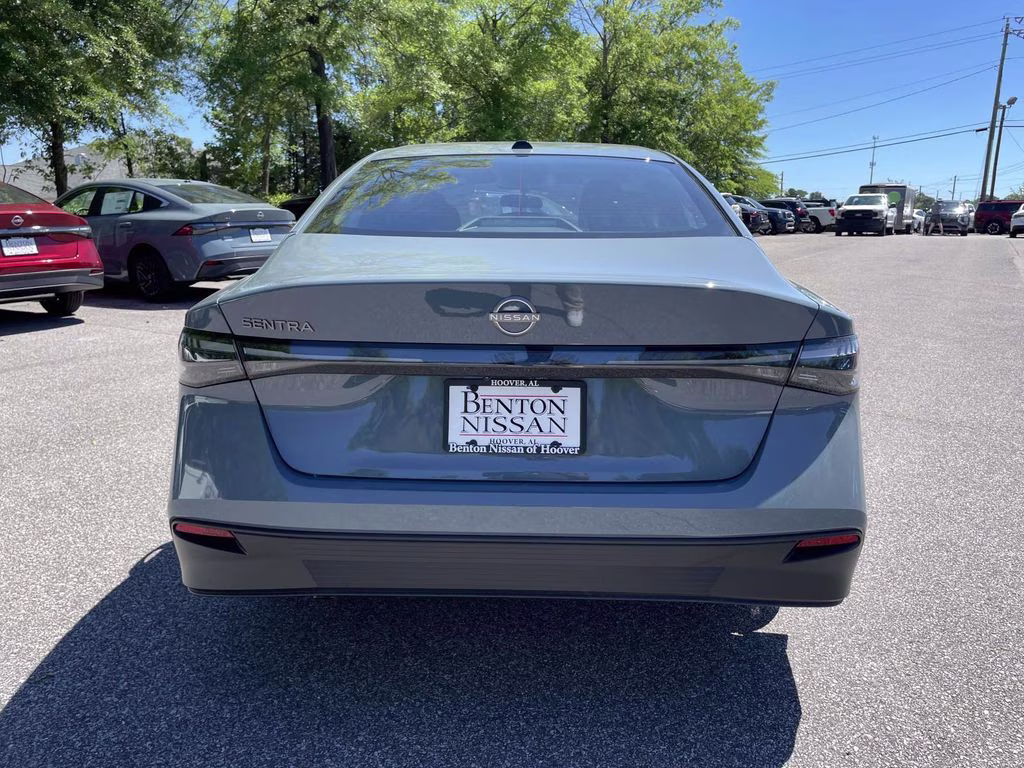 2026 Atlantic Gray Metallic Nissan Sentra SV FWD Sedan