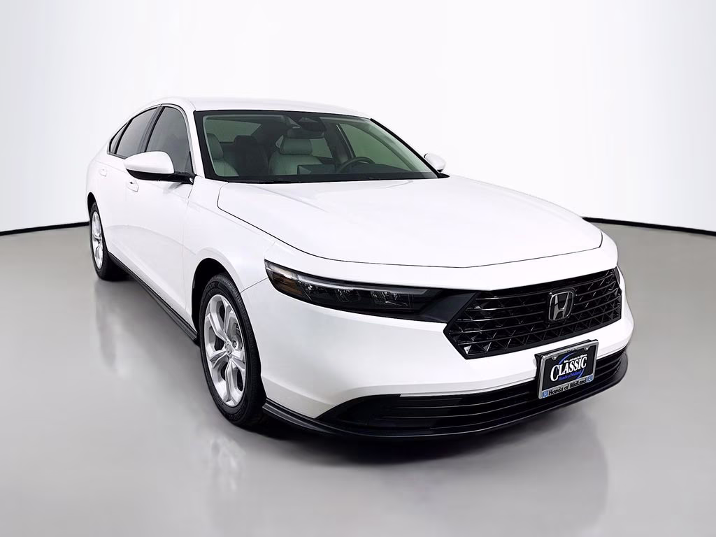 2026 Platinum White Pearl Honda Accord LX FWD Sedan