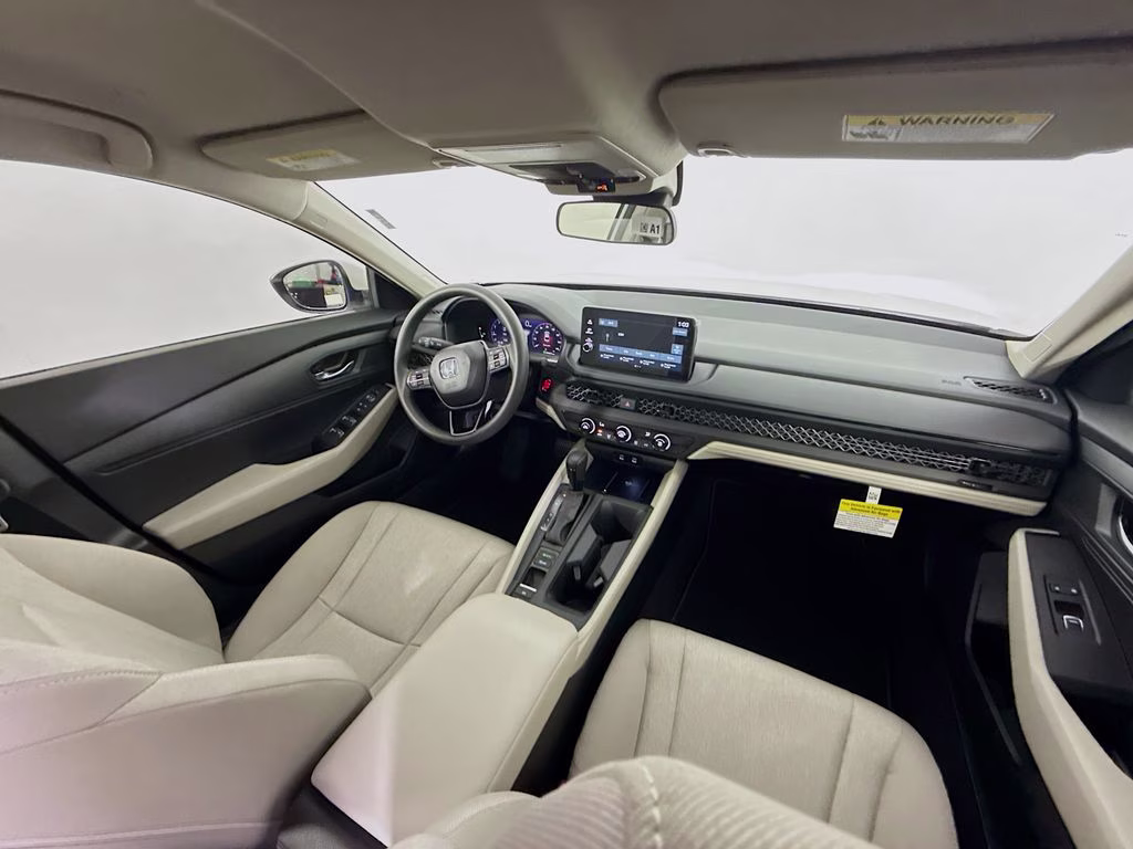 2026 Platinum White Pearl Honda Accord LX FWD Sedan