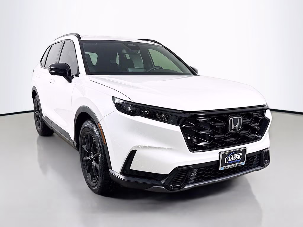 2026 Platinum White Pearl Honda CR-V Hybrid Sport FWD SUV