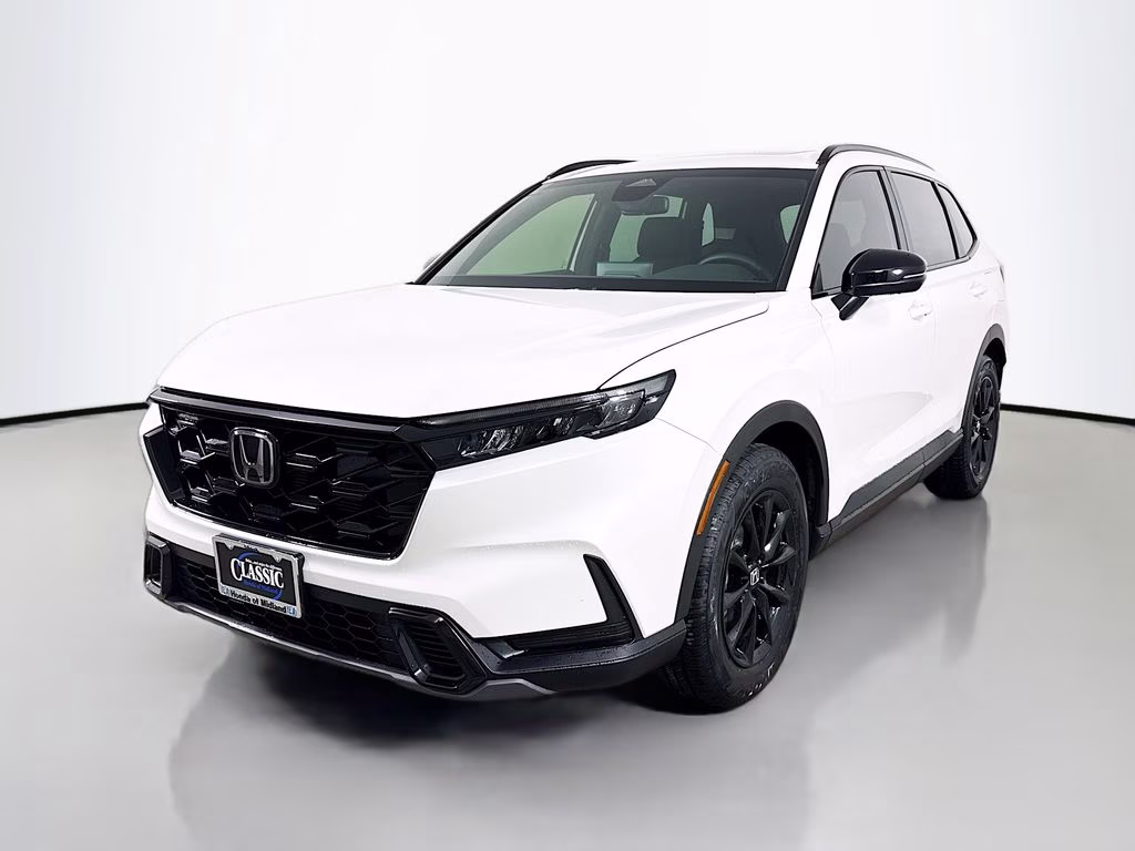 2026 Platinum White Pearl Honda CR-V Hybrid Sport FWD SUV