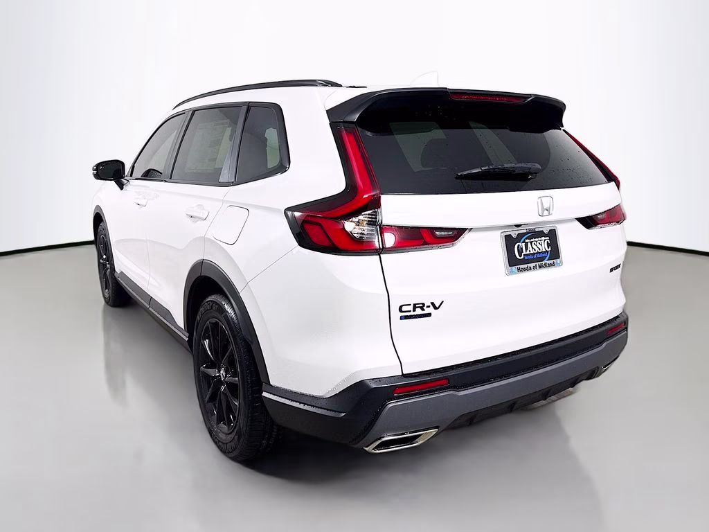 2026 Platinum White Pearl Honda CR-V Hybrid Sport FWD SUV