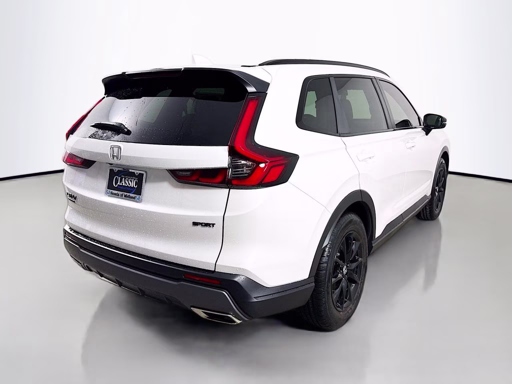 2026 Platinum White Pearl Honda CR-V Hybrid Sport FWD SUV