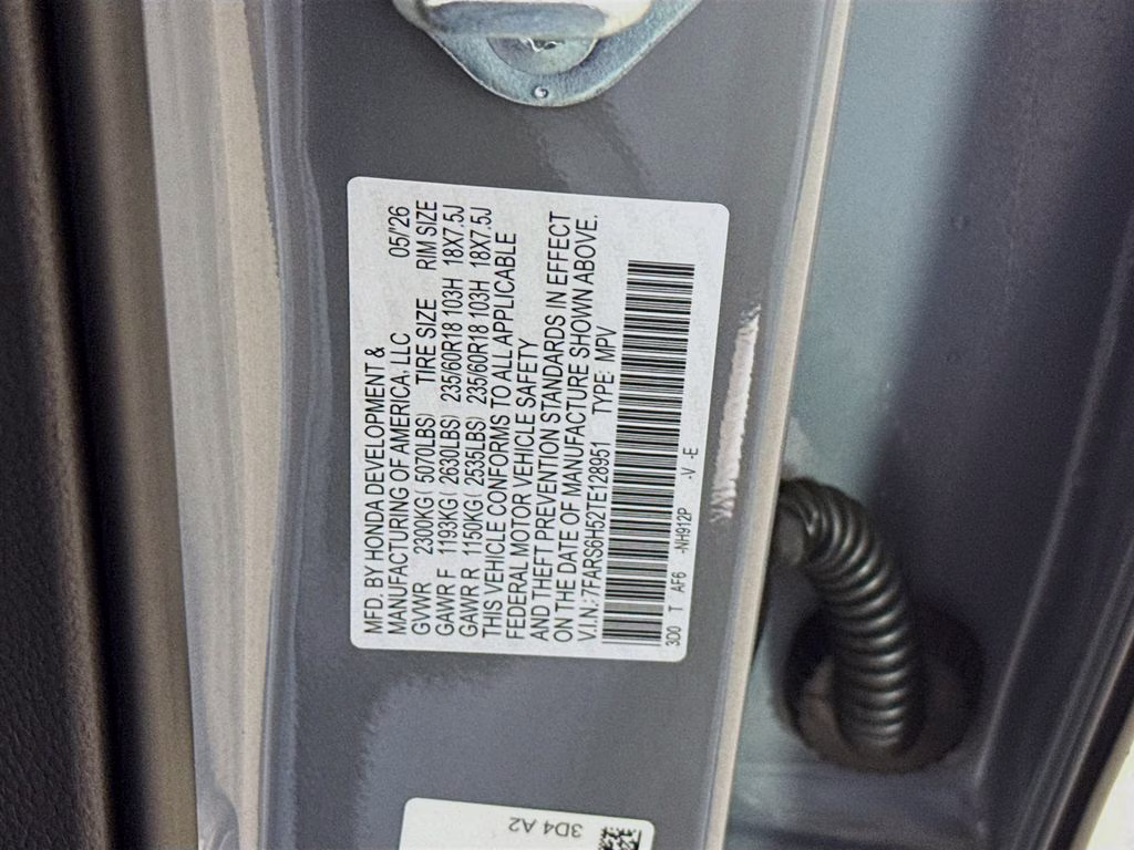 2026 Urban Gray Pearl Honda CR-V Hybrid Sport AWD SUV
