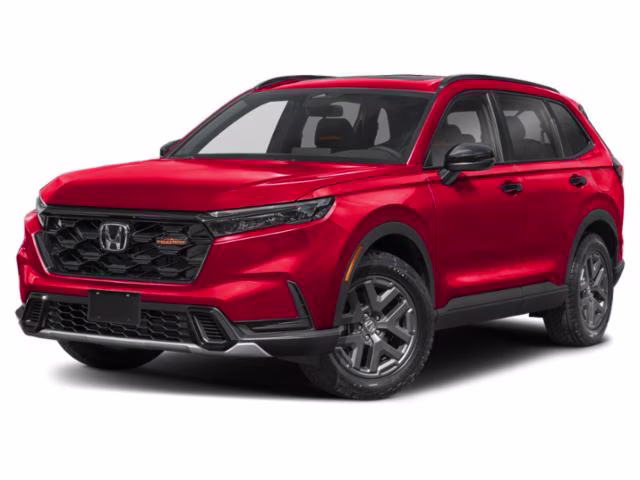 2026 Radiant Red Metallic Honda CR-V Hybrid TrailSport AWD SUV