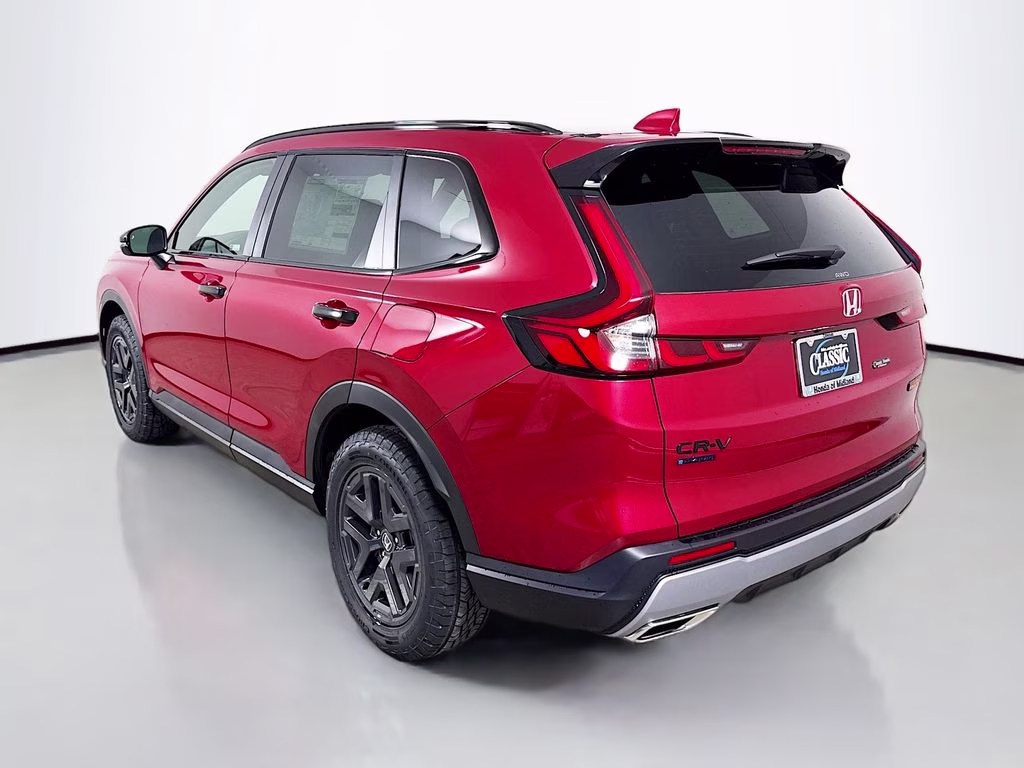 2026 Radiant Red Metallic Honda CR-V Hybrid TrailSport AWD SUV