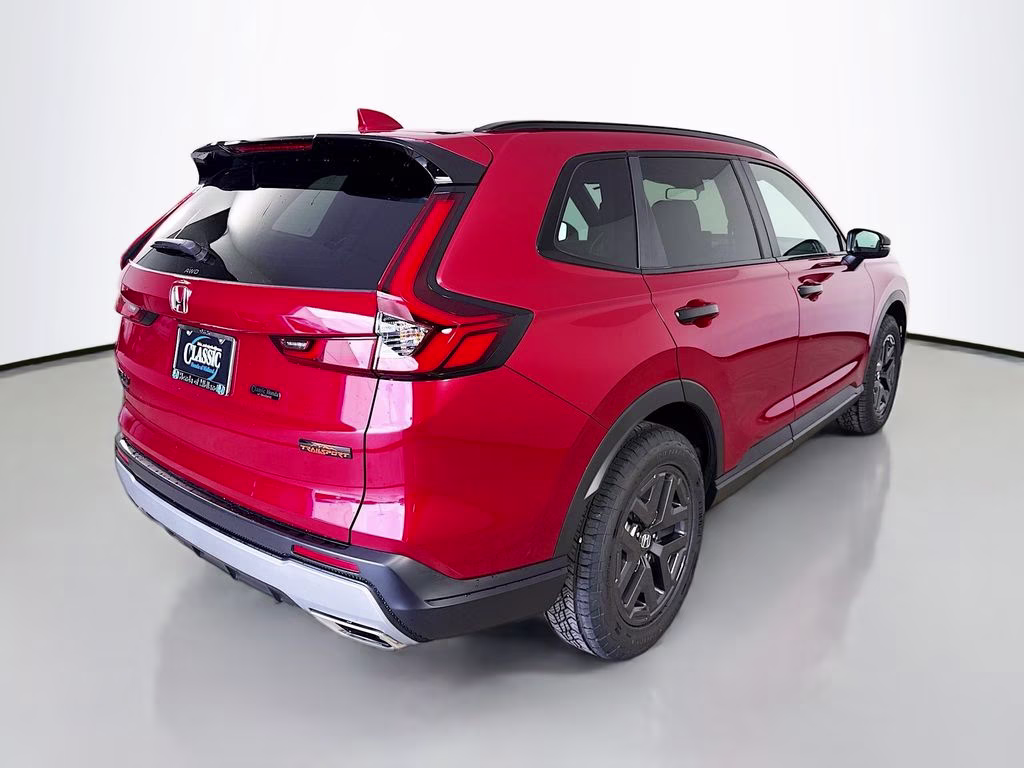 2026 Radiant Red Metallic Honda CR-V Hybrid TrailSport AWD SUV