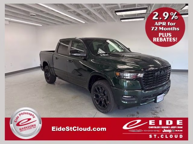 2026 Serrano Green Metallic Ram 1500 Laramie Night Edition 4X4 Truck