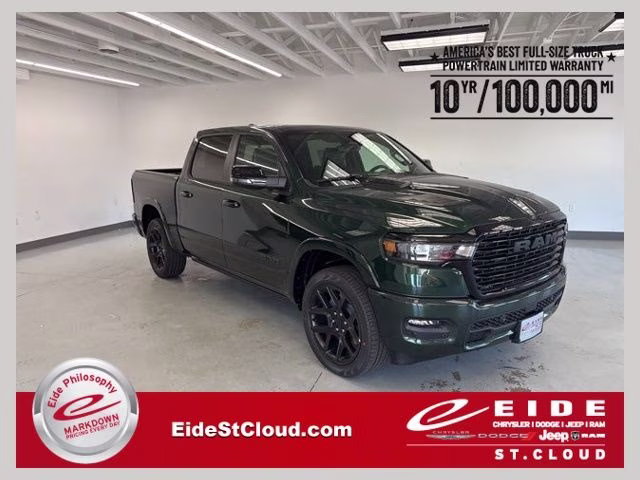2026 Serrano Green Metallic Ram 1500 Laramie Night Edition 4X4 Truck