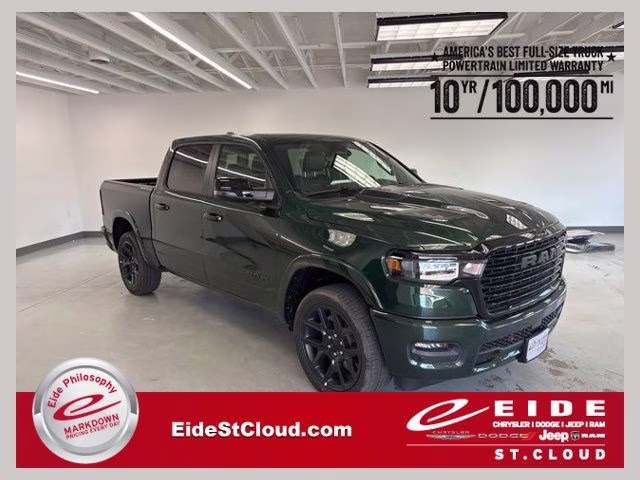 2026 Serrano Green Metallic Ram 1500 Laramie Night Edition 4X4 Truck