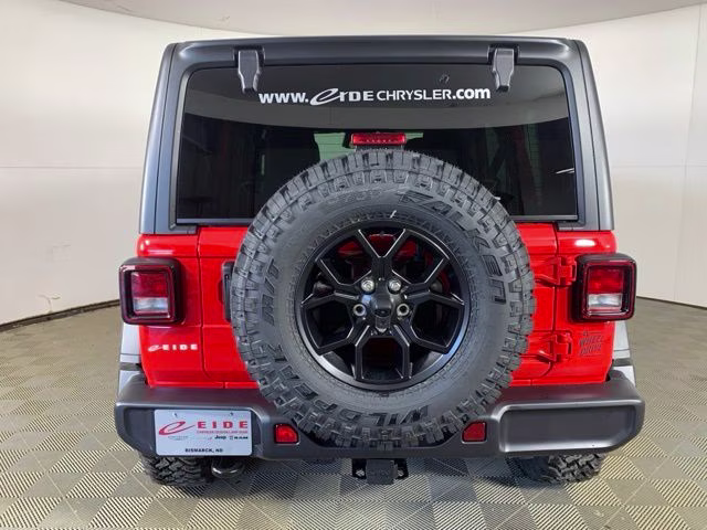 2026 Firecracker Red Clearcoat Jeep Wrangler 4-Door Willys 4X4 SUV