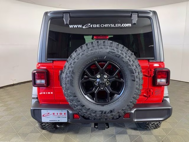 2026 Firecracker Red Clearcoat Jeep Wrangler 4-Door Willys 4X4 SUV