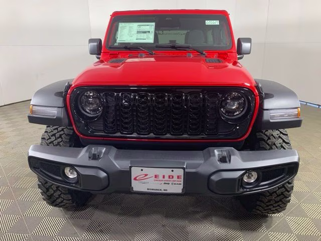 2026 Firecracker Red Clearcoat Jeep Wrangler 4-Door Willys 4X4 SUV