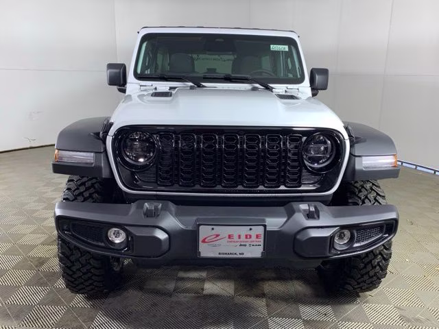 2026 Bright White Clearcoat Jeep Wrangler 4-Door Willys 4X4 SUV