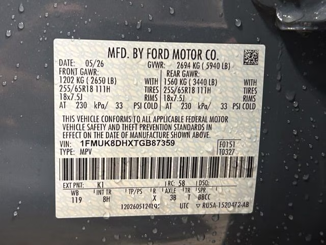 2026 Vapor Blue Metallic Ford Explorer Active 4X4 SUV
