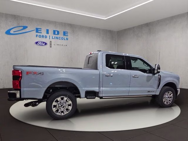 2026 Glacier Gray Metallic Tri-Coat Ford Super Duty F-250 SRW Lariat Chrome 4X4 Truck