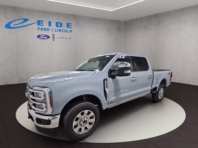 2026 Glacier Gray Metallic Tri-Coat Ford Super Duty F-250 SRW Lariat Chrome 4X4 Truck