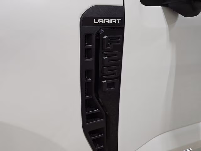2026 Star White Metallic Tri-Coat Ford Super Duty F-250 SRW Lariat Black Appearance 4X4 Truck
