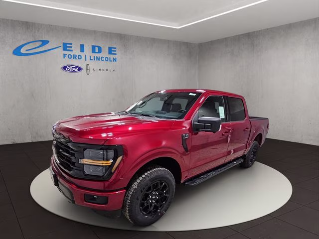 2026 Ruby Red Metallic Tinted Clearcoat Ford F-150 XLT Black Appearance 4X4 Truck