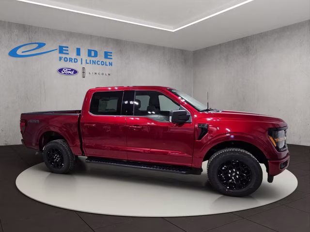 2026 Ruby Red Metallic Tinted Clearcoat Ford F-150 XLT Black Appearance 4X4 Truck