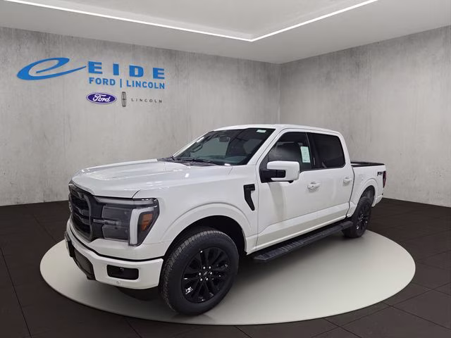 2026 Star White Metallic Tri-Coat Ford F-150 Lariat Black Appearance 4X4 Truck