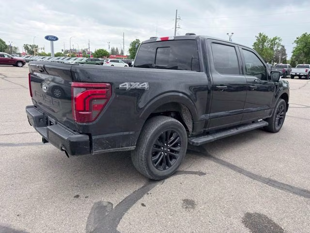 2024 Agate Black Metallic Ford F-150 Lariat 4X4 Truck