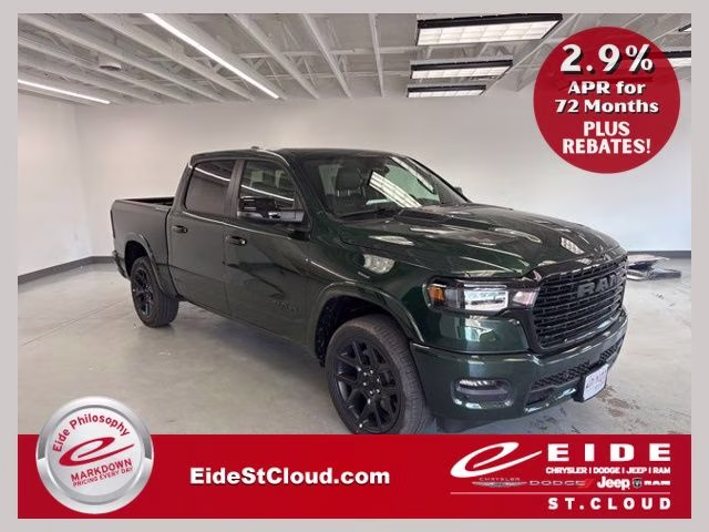 2026 Serrano Green Metallic Ram 1500 Laramie Night Edition 4X4 Truck