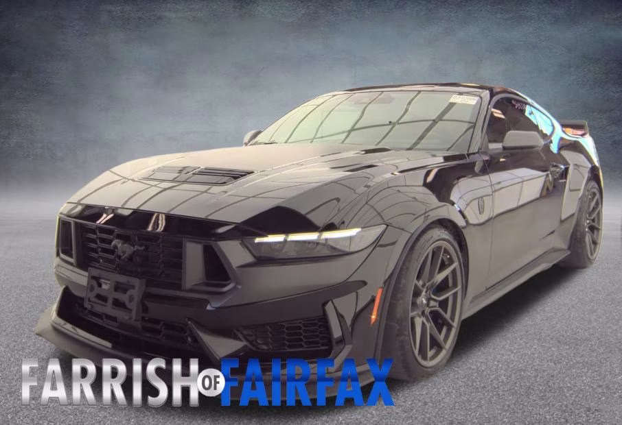 2024 Black Ford Mustang Dark Horse RWD Coupe