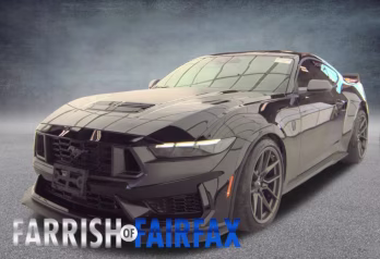 2024 Black Ford Mustang Dark Horse RWD Coupe