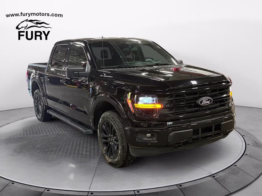 2025 Black Ford F-150 XLT FX4 w/Black Appearance Pkg 4X4 Truck