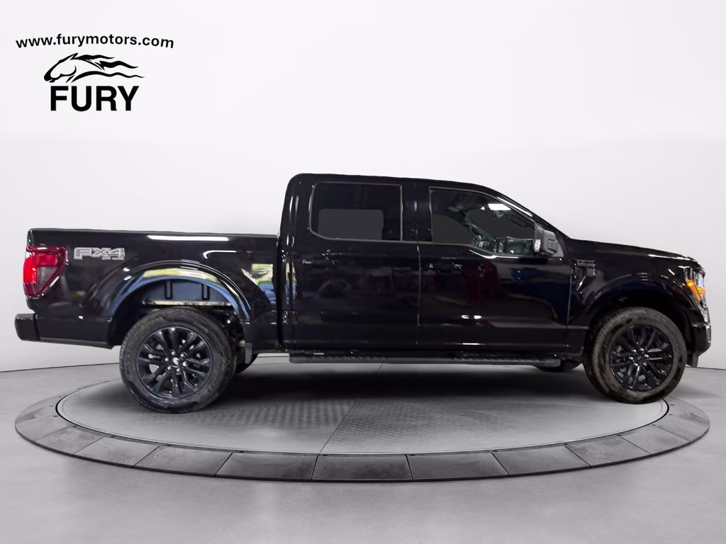 2025 Black Ford F-150 XLT FX4 w/Black Appearance Pkg 4X4 Truck