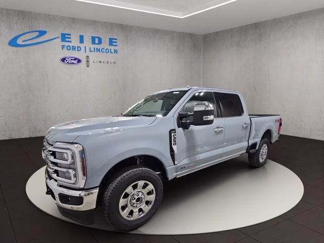 2026 Glacier Gray Metallic Tri-Coat Ford Super Duty F-250 SRW Lariat Chrome 4X4 Truck