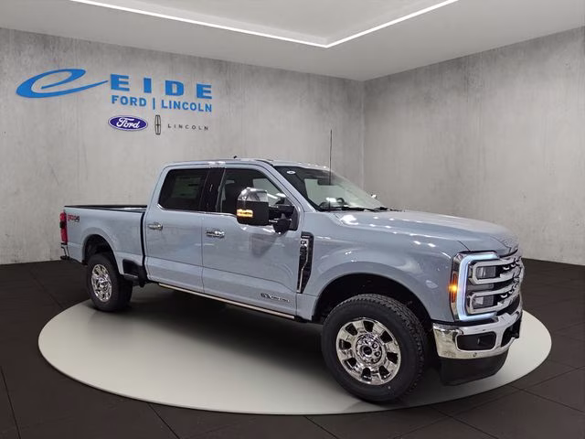 2026 Glacier Gray Metallic Tri-Coat Ford Super Duty F-250 SRW Lariat Chrome 4X4 Truck