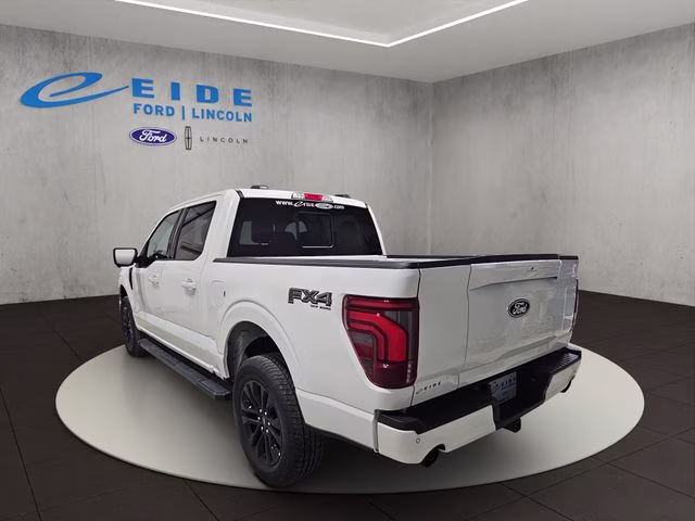 2026 Star White Metallic Tri-Coat Ford F-150 Lariat Black Appearance 4X4 Truck
