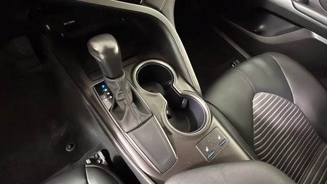 2024 White Toyota Camry SE FWD Sedan