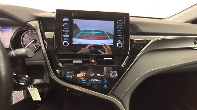2024 White Toyota Camry SE FWD Sedan