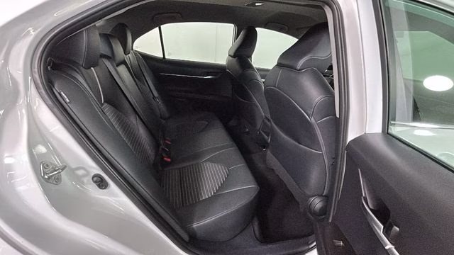 2024 White Toyota Camry SE FWD Sedan