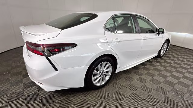 2024 White Toyota Camry SE FWD Sedan