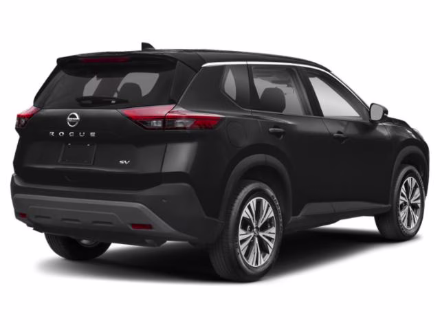 2021 Super Black Nissan Rogue SV FWD SUV