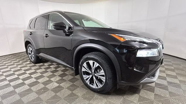2021 Super Black Nissan Rogue SV FWD SUV