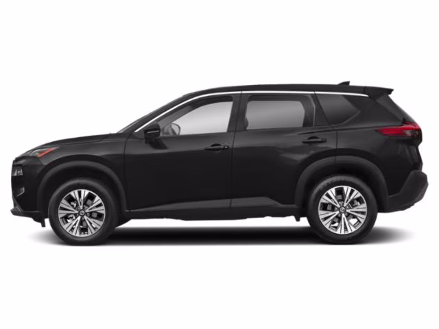 2021 Super Black Nissan Rogue SV FWD SUV