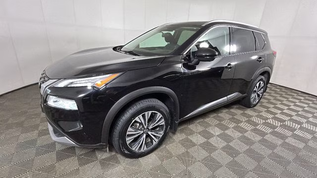 2021 Super Black Nissan Rogue SV FWD SUV