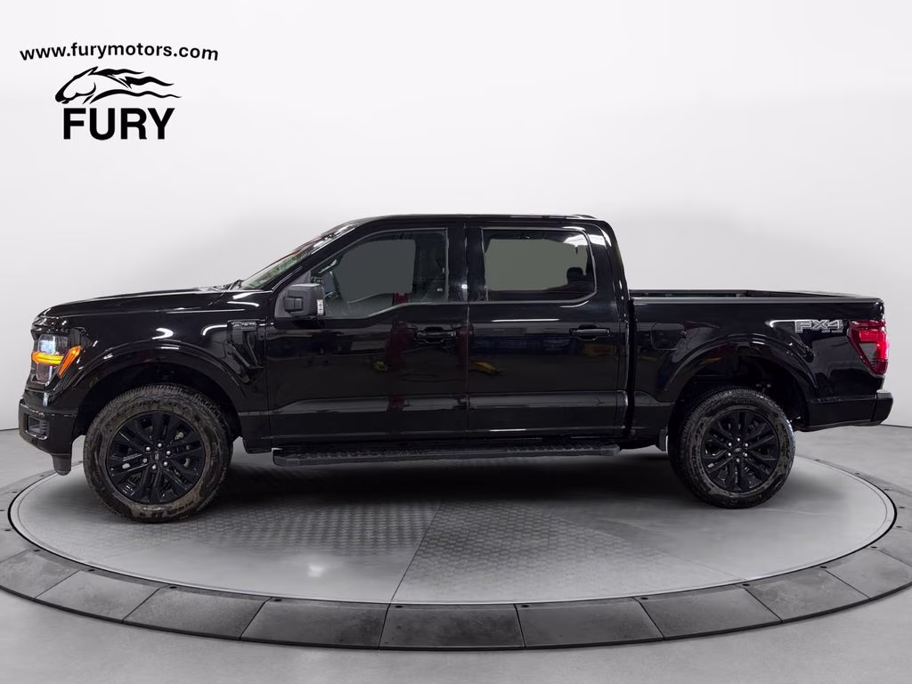 2025 Black Ford F-150 XLT FX4 w/Black Appearance Pkg 4X4 Truck