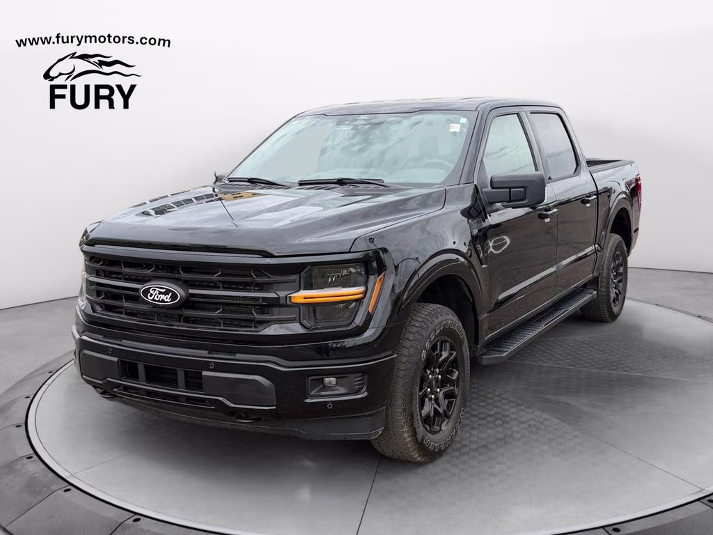 2025 Black Ford F-150 XLT w/Black Sport Appearance & Tow Haul Pkg 4X4 Truck